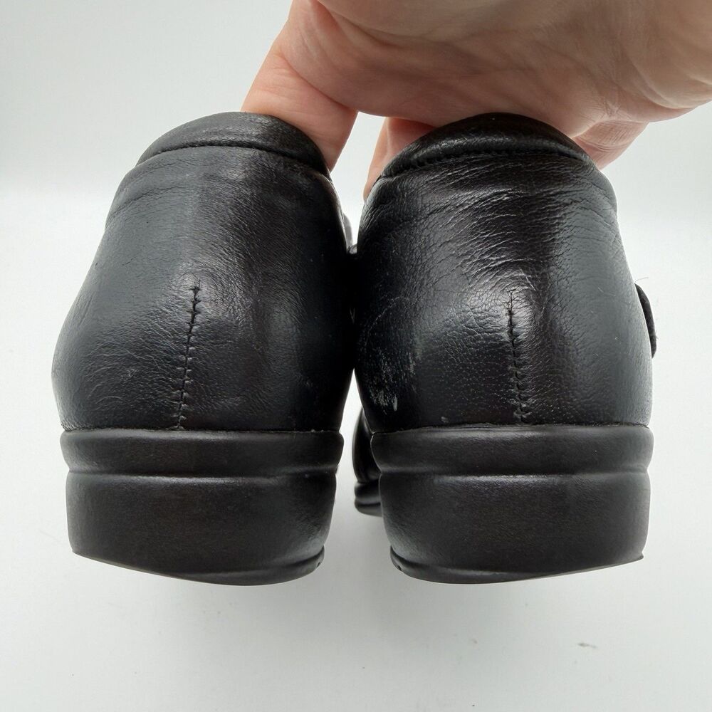 BeautiFeel Dear Black Leather Mary Jane Slip On Comfort Flats Women’s 7.5 EU 38 - Picture 10 of 13